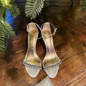 Ted Baker London Saralia Crystal Embellished Ankle Strap Sandal